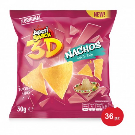 Nachos Classic Gusto Taco Busta 30 g x 36 pz Aperisnack